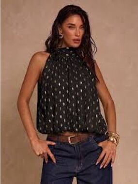 Vintage Loft Halter formal top